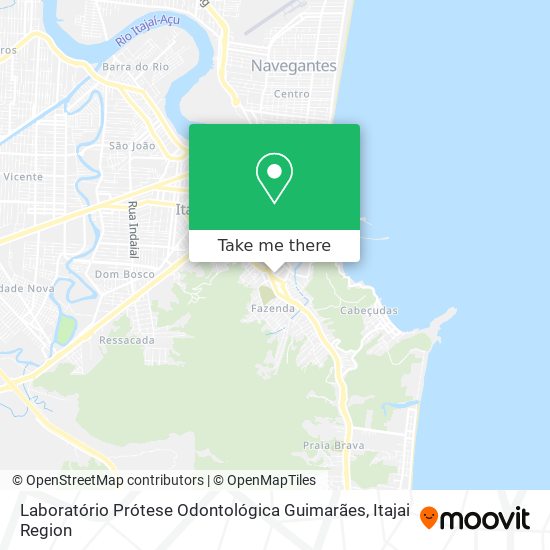 Laboratório Prótese Odontológica Guimarães map