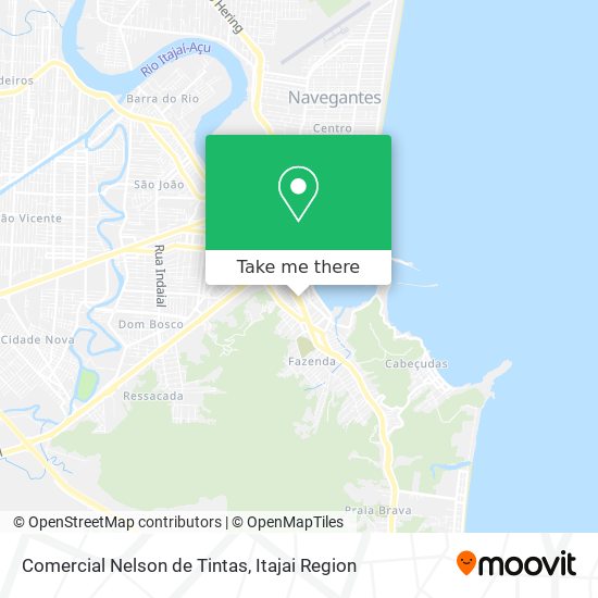 Mapa Comercial Nelson de Tintas