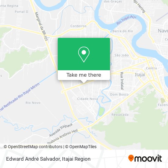 Edward André Salvador map