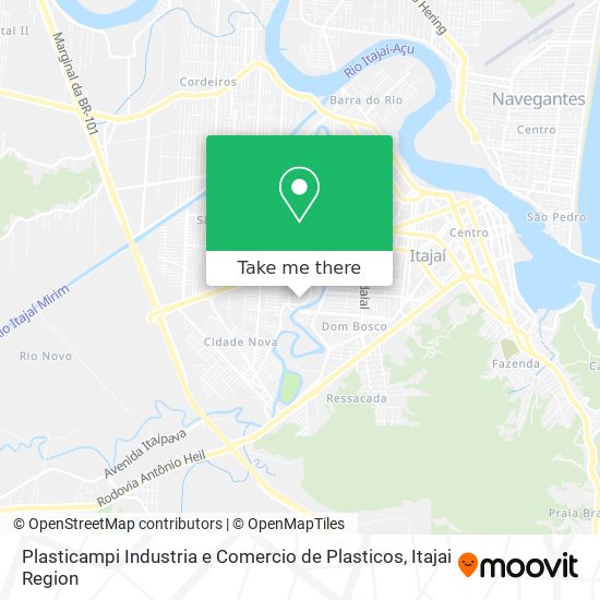 Mapa Plasticampi Industria e Comercio de Plasticos