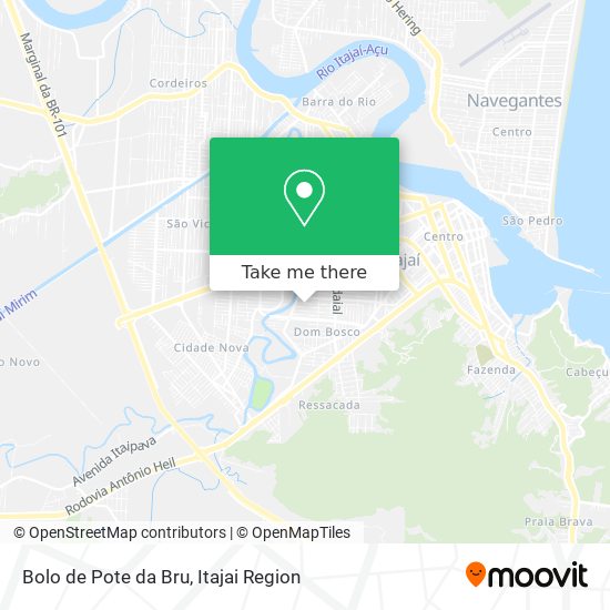 Mapa Bolo de Pote da Bru