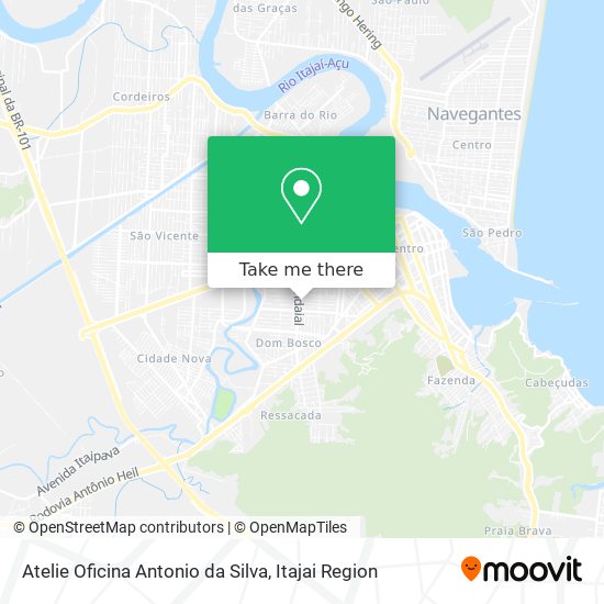 Atelie Oficina Antonio da Silva map