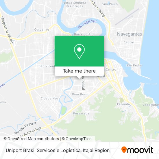 Mapa Uniport Brasil Servicos e Logistica