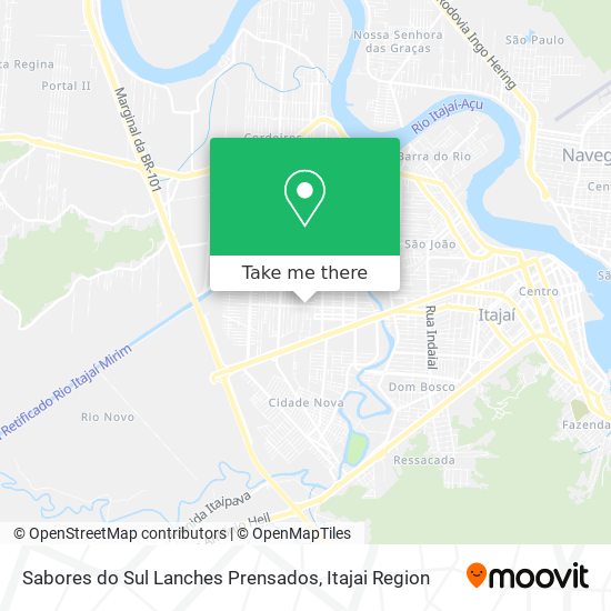 Sabores do Sul Lanches Prensados map