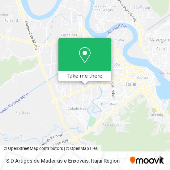 S.D Artigos de Madeiras e Enxovais map