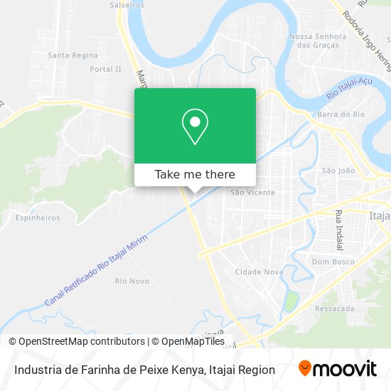 Industria de Farinha de Peixe Kenya map