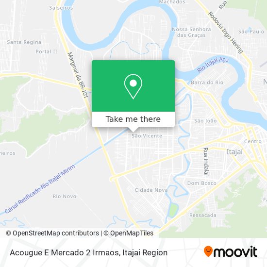 Acougue E Mercado 2 Irmaos map