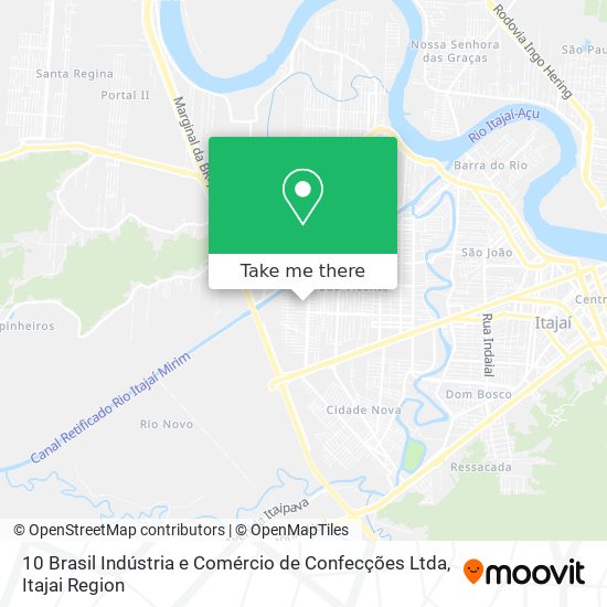 10 Brasil Indústria e Comércio de Confecções Ltda map