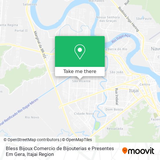 Bless Bijoux Comercio de Bijouterias e Presentes Em Gera map