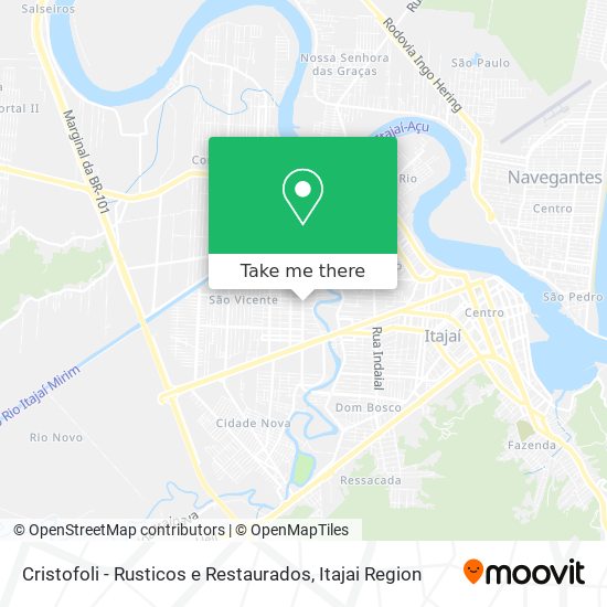 Cristofoli - Rusticos e Restaurados map