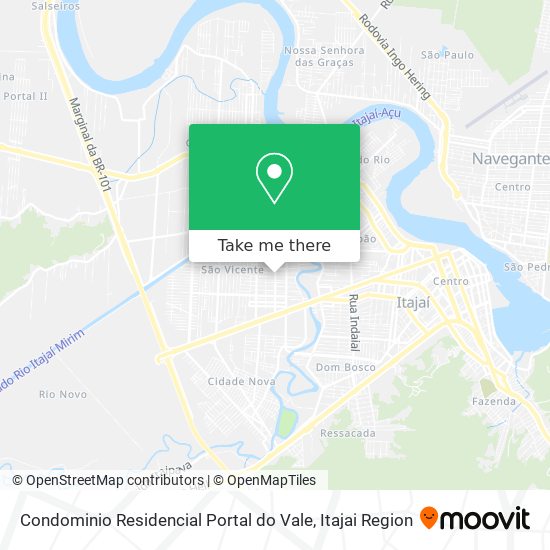 Condominio Residencial Portal do Vale map