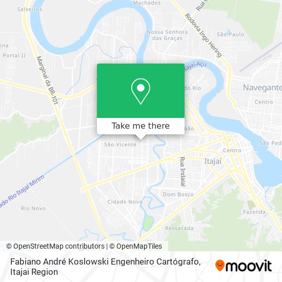 Fabiano André Koslowski Engenheiro Cartógrafo map