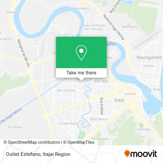 Outlet Estefano map