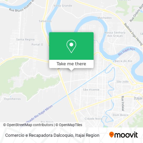 Comercio e Recapadora Dalcoquio map