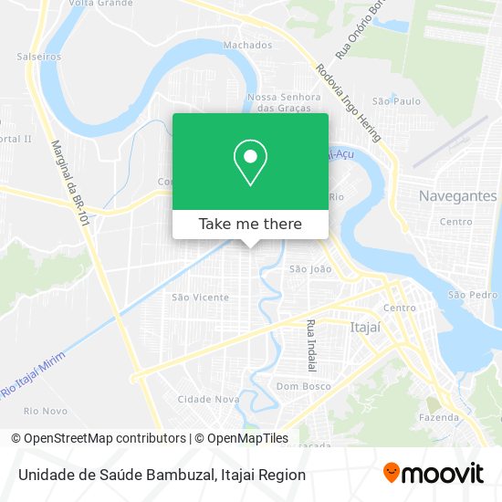 Unidade de Saúde Bambuzal map