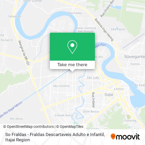 So Fraldas - Fraldas Descartaveis Adulto e Infantil map