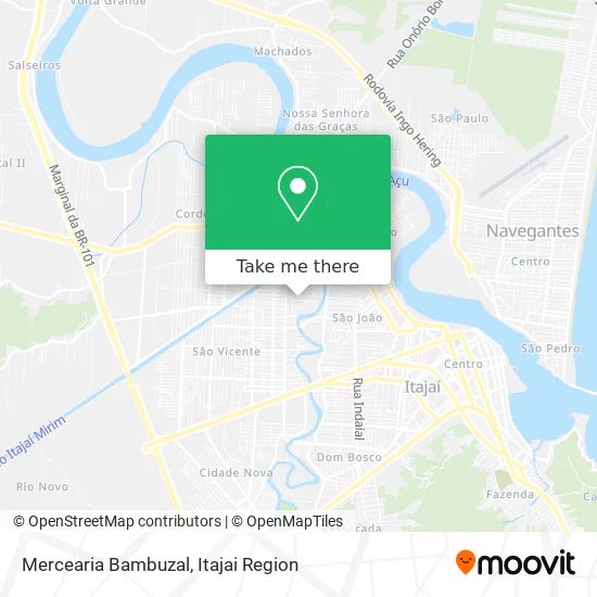 Mercearia Bambuzal map