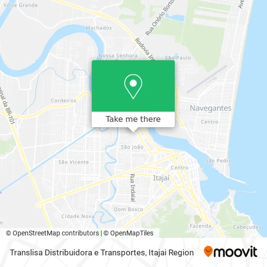 Translisa Distribuidora e Transportes map