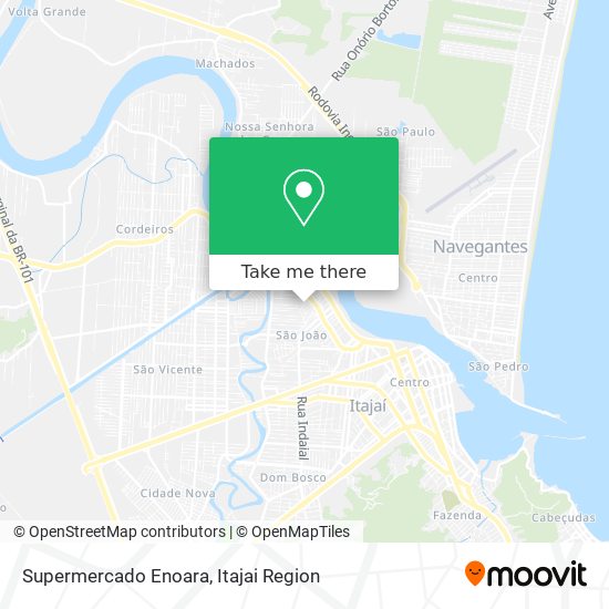 Supermercado Enoara map