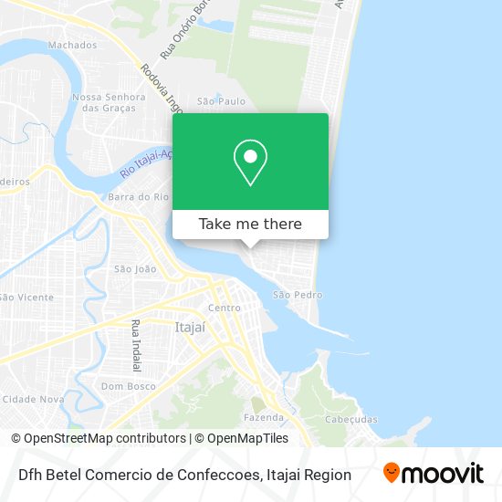 Dfh Betel Comercio de Confeccoes map