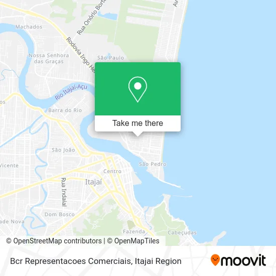 Bcr Representacoes Comerciais map