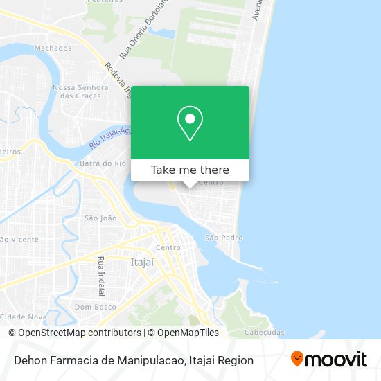 Dehon Farmacia de Manipulacao map
