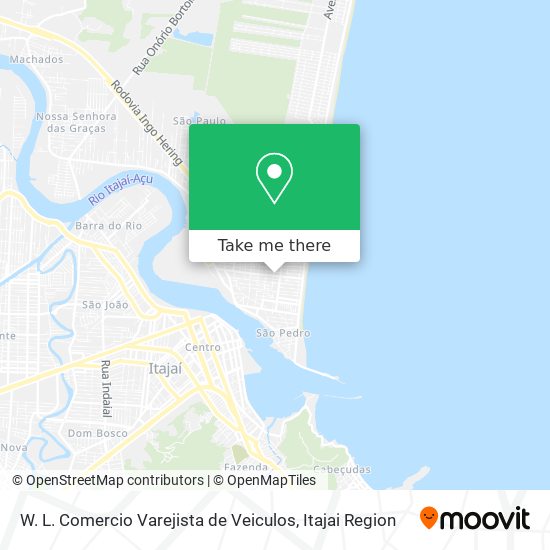 W. L. Comercio Varejista de Veiculos map