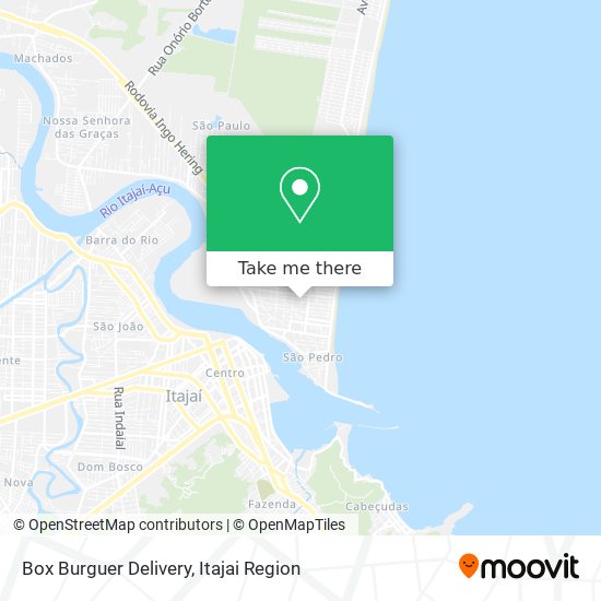 Box Burguer Delivery map