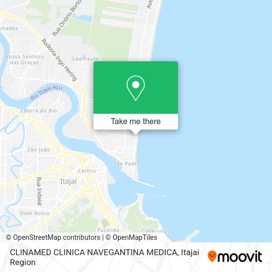 CLINAMED CLINICA NAVEGANTINA MEDICA map