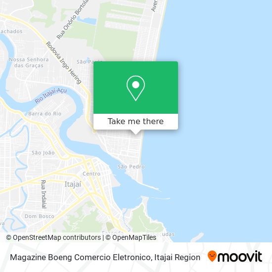 Magazine Boeng Comercio Eletronico map