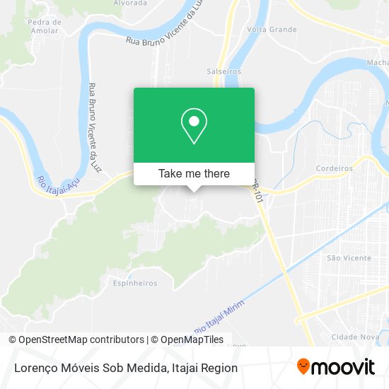 Lorenço Móveis Sob Medida map