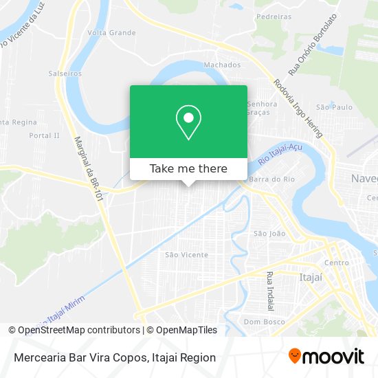 Mercearia Bar Vira Copos map