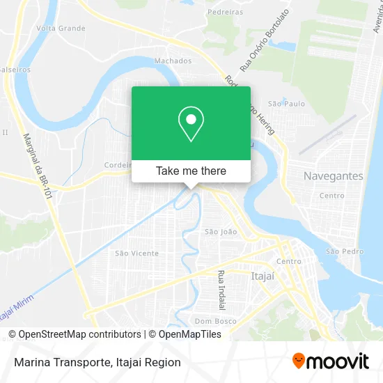 Marina Transporte map