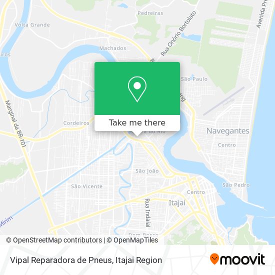Vipal Reparadora de Pneus map