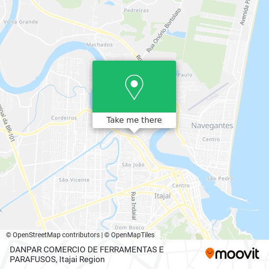 DANPAR COMERCIO DE FERRAMENTAS E PARAFUSOS map