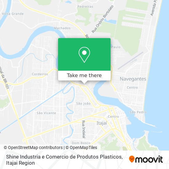 Shine Industria e Comercio de Produtos Plasticos map