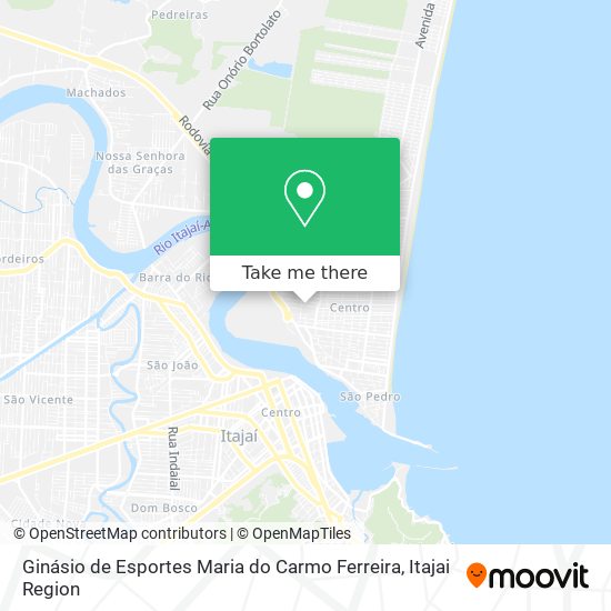 Ginásio de Esportes Maria do Carmo Ferreira map