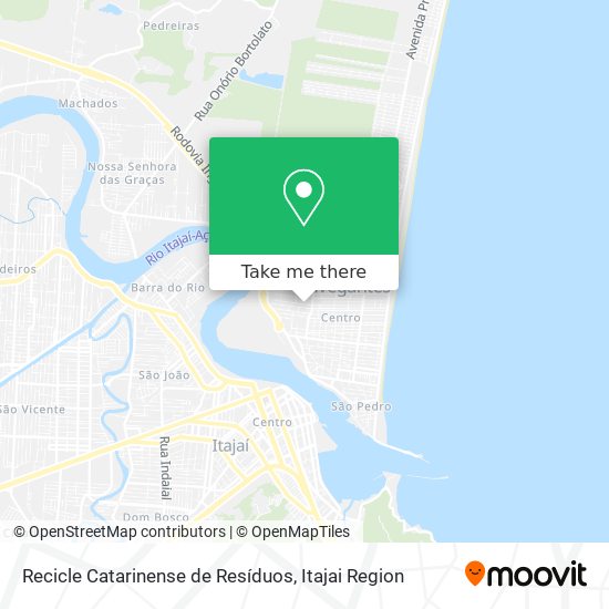 Recicle Catarinense de Resíduos map