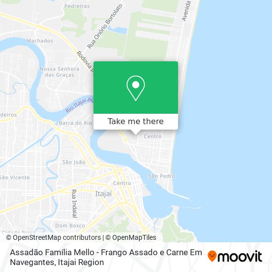 Assadão Família Mello - Frango Assado e Carne Em Navegantes map