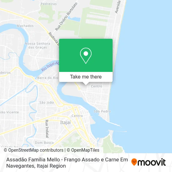 Assadão Família Mello - Frango Assado e Carne Em Navegantes map