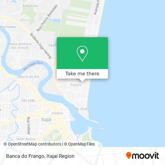 Banca do Frango map