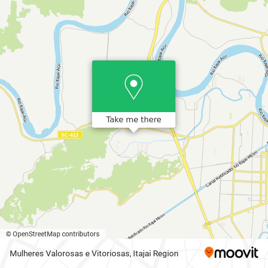 Mulheres Valorosas e Vitoriosas map