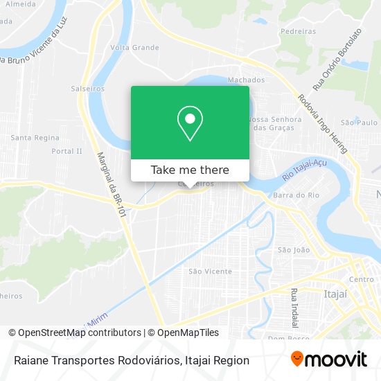 Raiane Transportes Rodoviários map