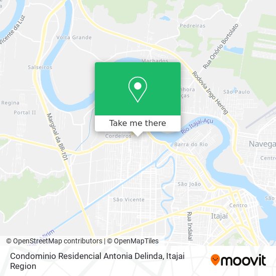 Condominio Residencial Antonia Delinda map