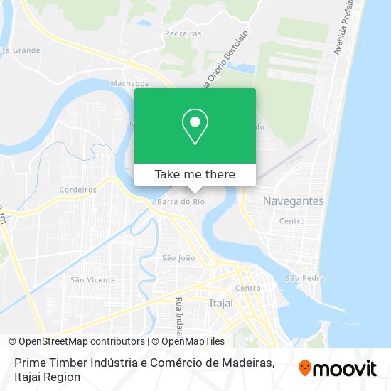 Prime Timber Indústria e Comércio de Madeiras map