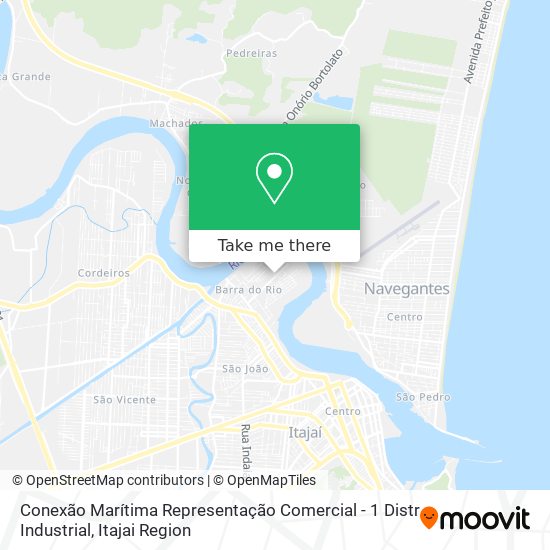 Conexão Marítima Representação Comercial - 1 Distr Industrial map