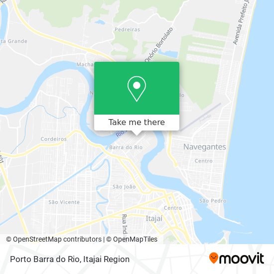 Mapa Porto Barra do Rio