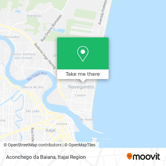 Aconchego da Baiana map