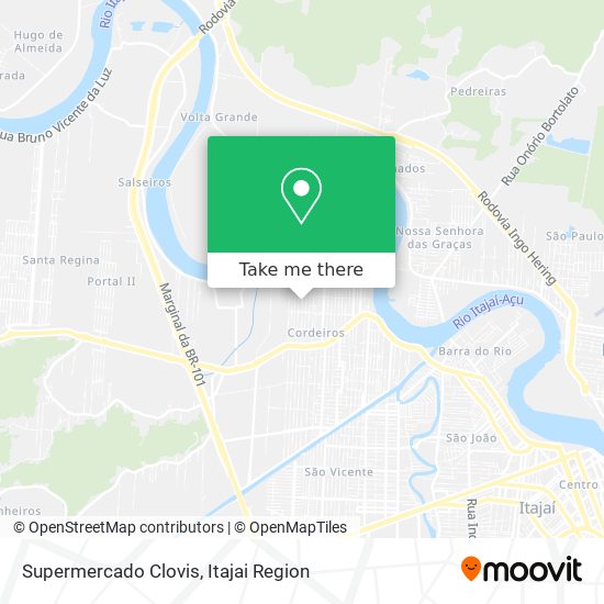 Mapa Supermercado Clovis