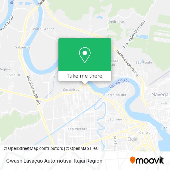 Gwash Lavação Automotiva map